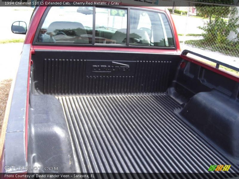 Cherry Red Metallic / Gray 1994 Chevrolet S10 LS Extended Cab