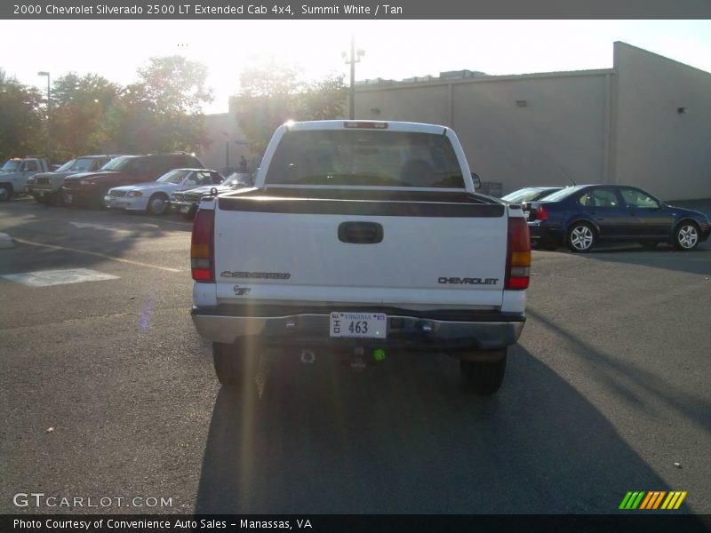 Summit White / Tan 2000 Chevrolet Silverado 2500 LT Extended Cab 4x4
