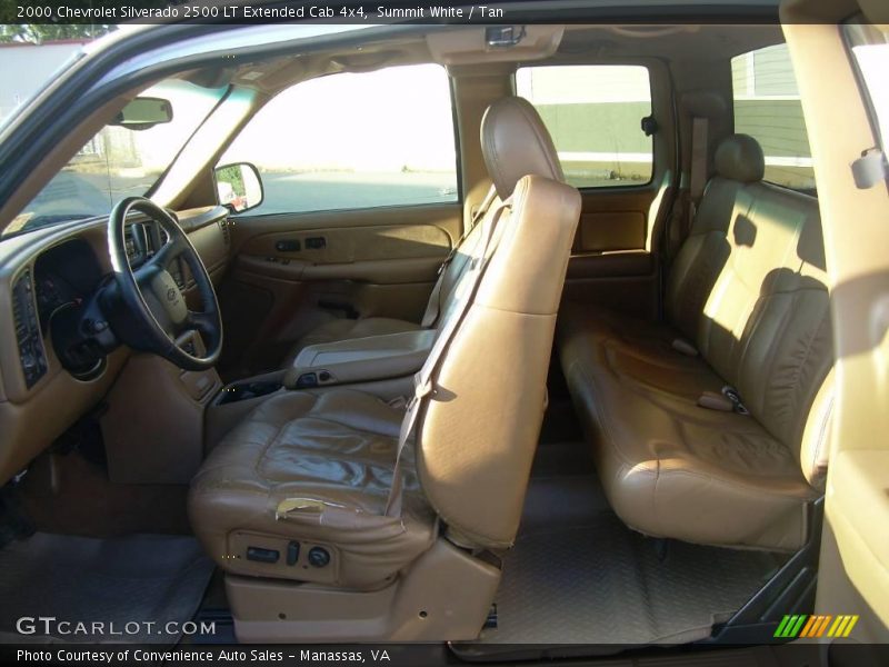 Summit White / Tan 2000 Chevrolet Silverado 2500 LT Extended Cab 4x4