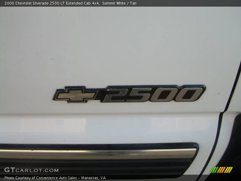 Summit White / Tan 2000 Chevrolet Silverado 2500 LT Extended Cab 4x4
