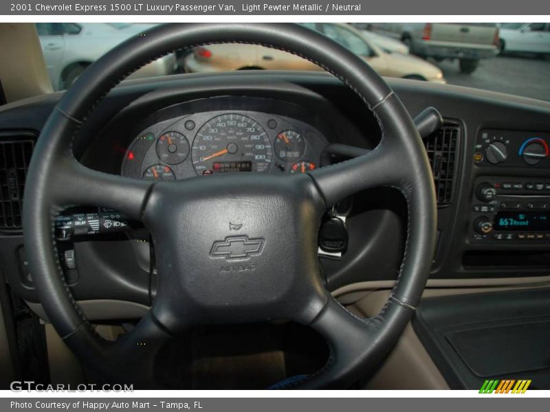 Light Pewter Metallic / Neutral 2001 Chevrolet Express 1500 LT Luxury Passenger Van