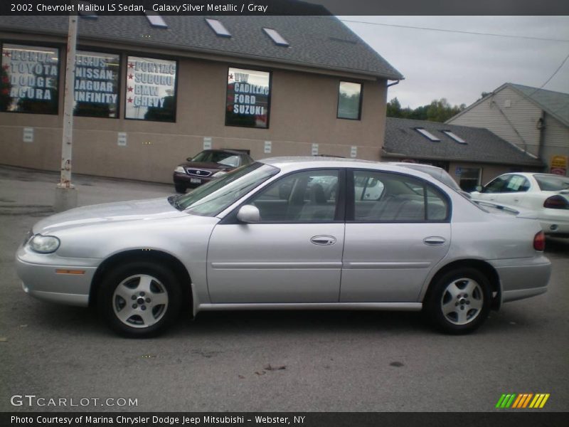 Galaxy Silver Metallic / Gray 2002 Chevrolet Malibu LS Sedan