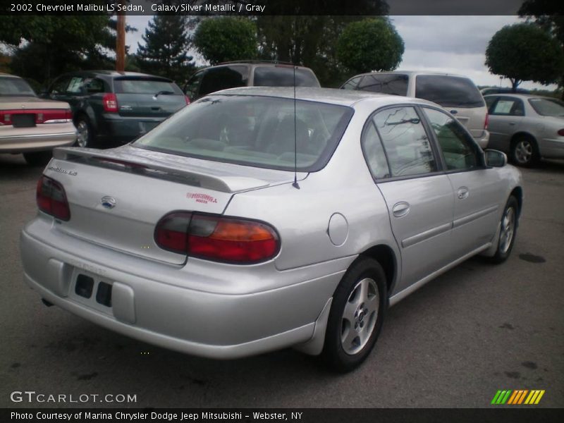 Galaxy Silver Metallic / Gray 2002 Chevrolet Malibu LS Sedan