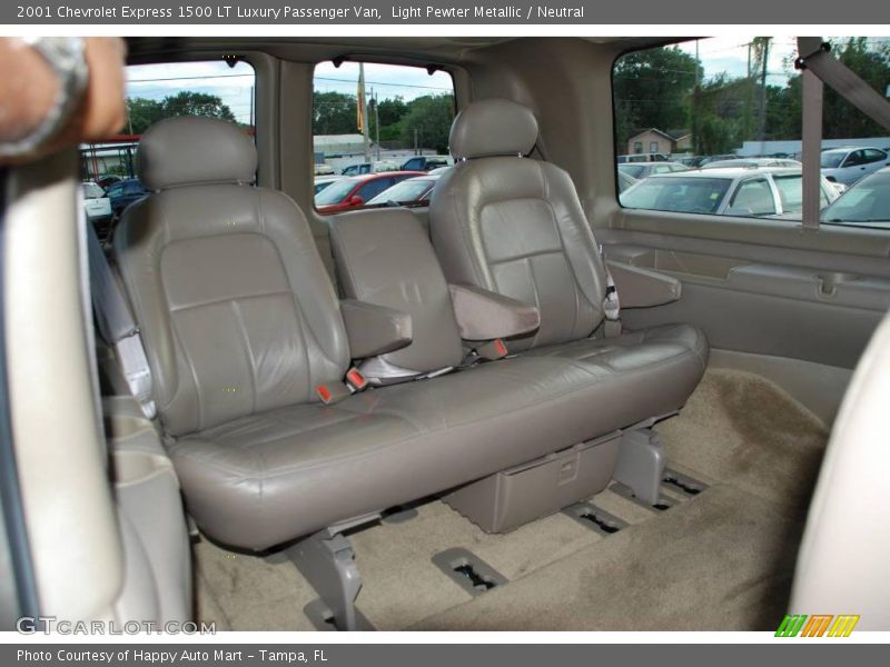 Light Pewter Metallic / Neutral 2001 Chevrolet Express 1500 LT Luxury Passenger Van