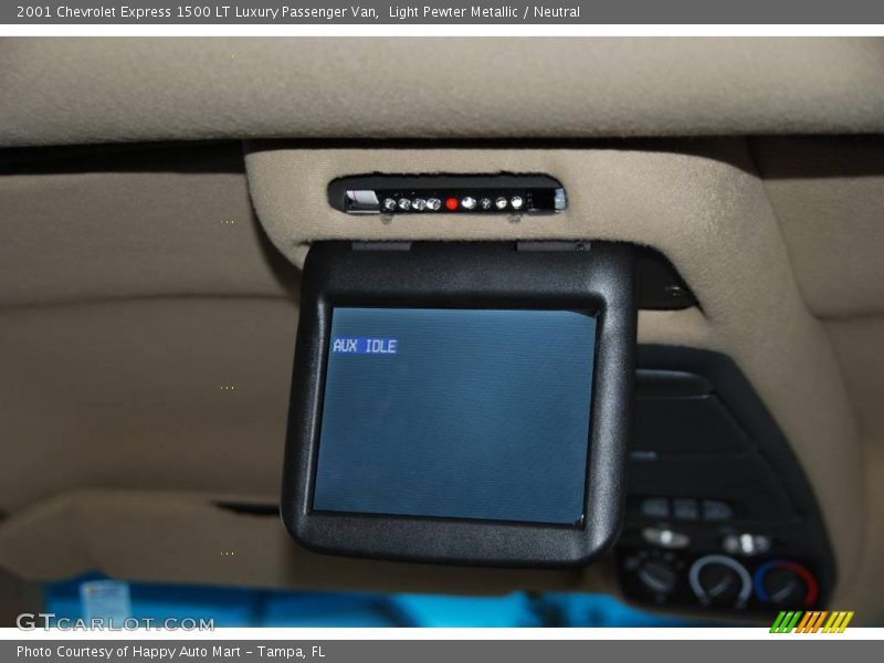 Light Pewter Metallic / Neutral 2001 Chevrolet Express 1500 LT Luxury Passenger Van