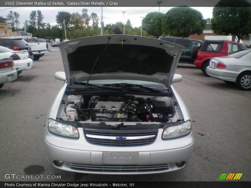Galaxy Silver Metallic / Gray 2002 Chevrolet Malibu LS Sedan