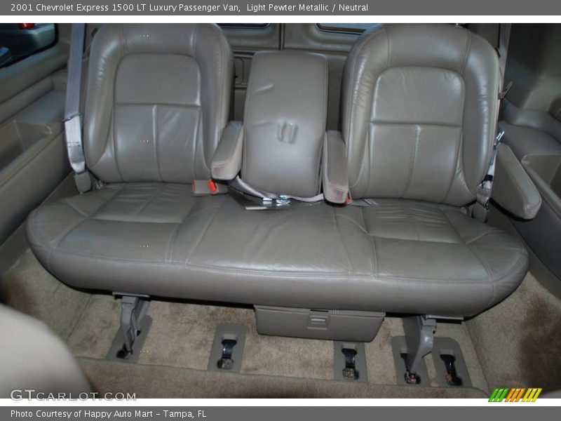 Light Pewter Metallic / Neutral 2001 Chevrolet Express 1500 LT Luxury Passenger Van