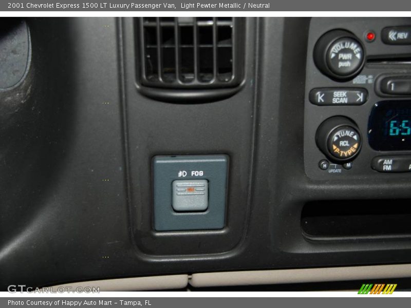 Light Pewter Metallic / Neutral 2001 Chevrolet Express 1500 LT Luxury Passenger Van
