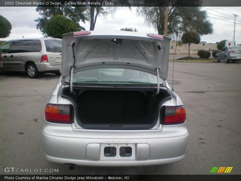 Galaxy Silver Metallic / Gray 2002 Chevrolet Malibu LS Sedan