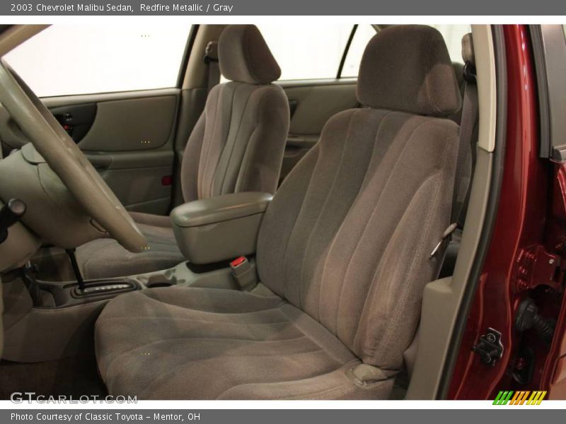 Redfire Metallic / Gray 2003 Chevrolet Malibu Sedan