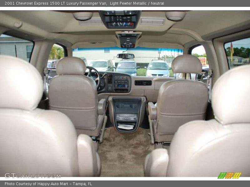 Light Pewter Metallic / Neutral 2001 Chevrolet Express 1500 LT Luxury Passenger Van
