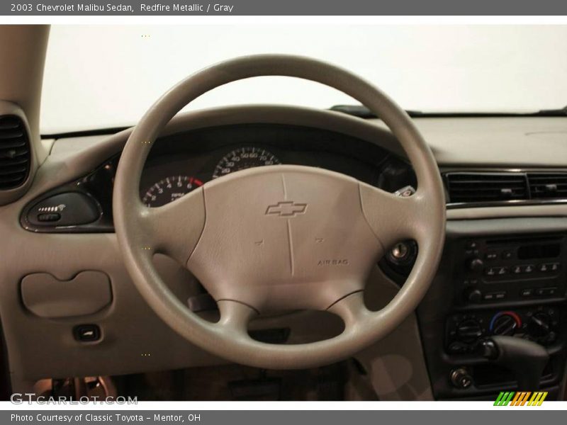 Redfire Metallic / Gray 2003 Chevrolet Malibu Sedan