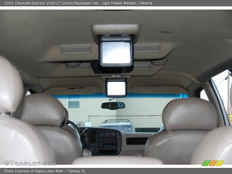 Light Pewter Metallic / Neutral 2001 Chevrolet Express 1500 LT Luxury Passenger Van