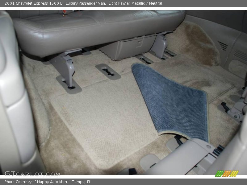 Light Pewter Metallic / Neutral 2001 Chevrolet Express 1500 LT Luxury Passenger Van