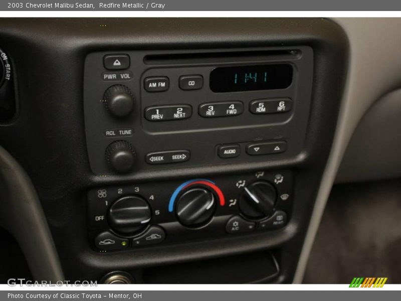 Redfire Metallic / Gray 2003 Chevrolet Malibu Sedan