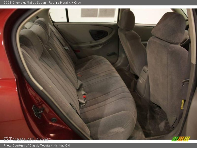 Redfire Metallic / Gray 2003 Chevrolet Malibu Sedan