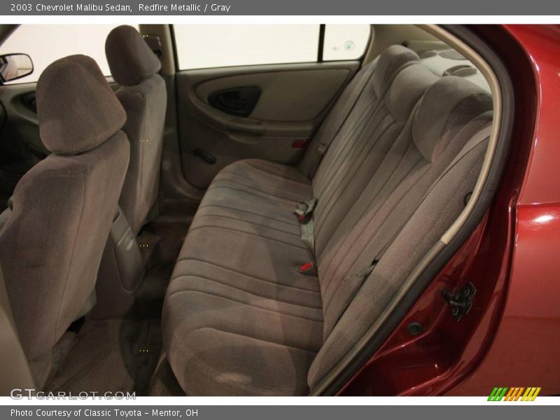Redfire Metallic / Gray 2003 Chevrolet Malibu Sedan