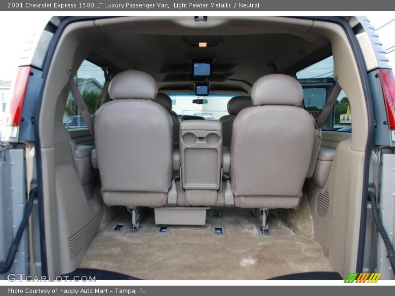 Light Pewter Metallic / Neutral 2001 Chevrolet Express 1500 LT Luxury Passenger Van