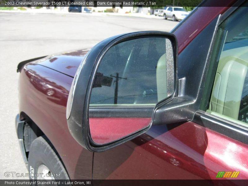 Dark Carmine Red Metallic / Tan 2002 Chevrolet Silverado 1500 LT Extended Cab
