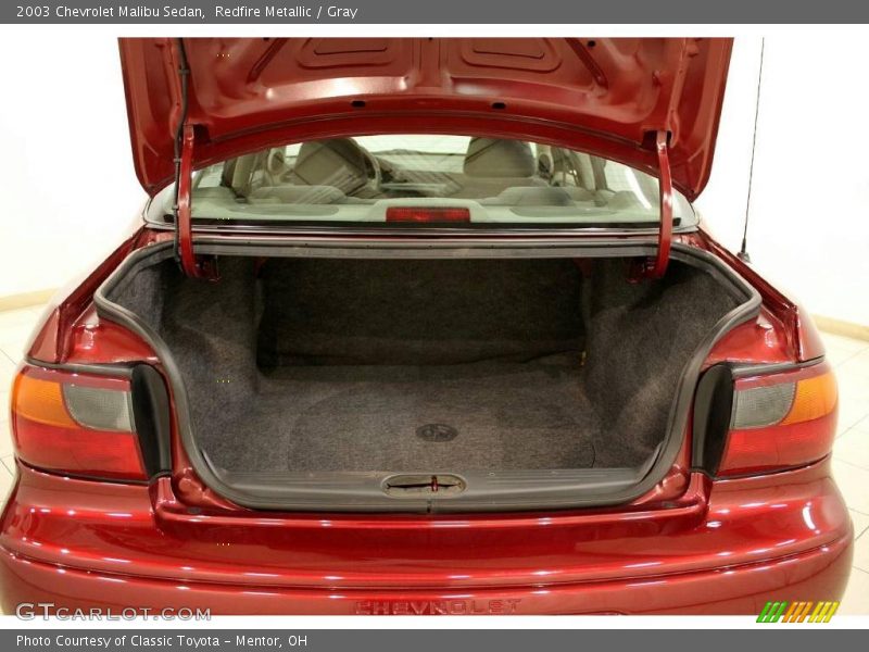 Redfire Metallic / Gray 2003 Chevrolet Malibu Sedan