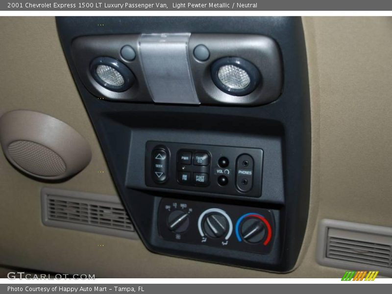 Light Pewter Metallic / Neutral 2001 Chevrolet Express 1500 LT Luxury Passenger Van