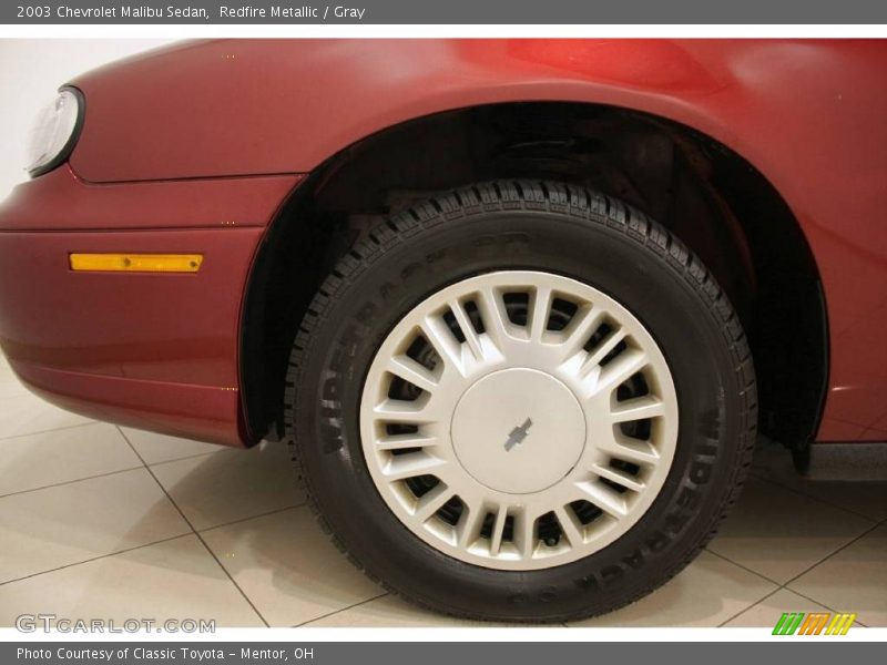Redfire Metallic / Gray 2003 Chevrolet Malibu Sedan
