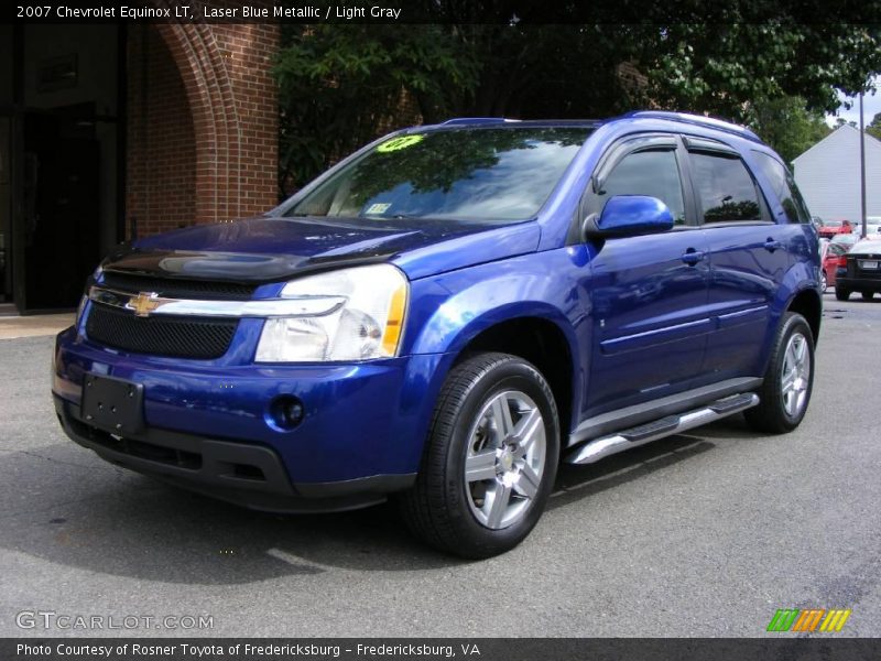 Laser Blue Metallic / Light Gray 2007 Chevrolet Equinox LT