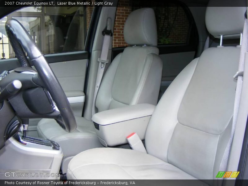 Laser Blue Metallic / Light Gray 2007 Chevrolet Equinox LT