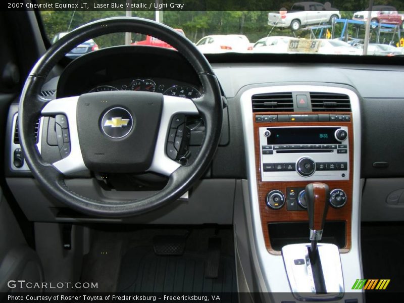 Laser Blue Metallic / Light Gray 2007 Chevrolet Equinox LT