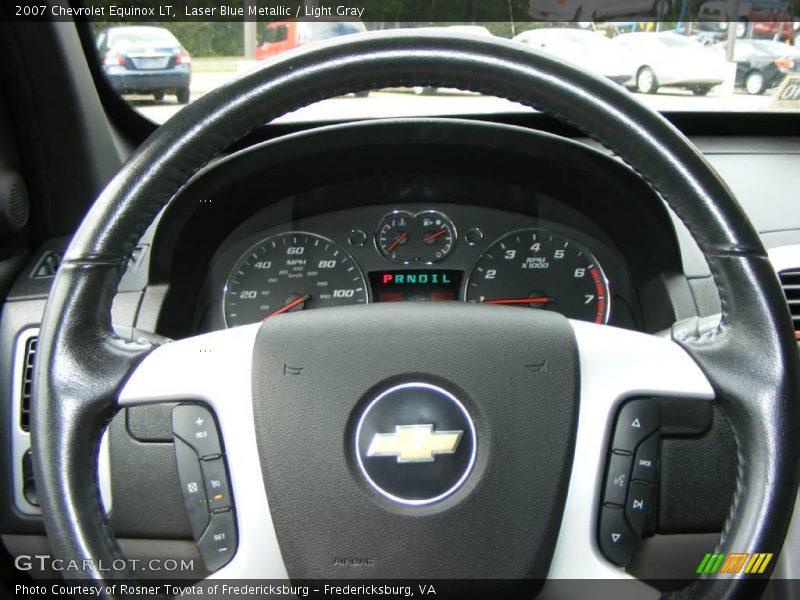 Laser Blue Metallic / Light Gray 2007 Chevrolet Equinox LT