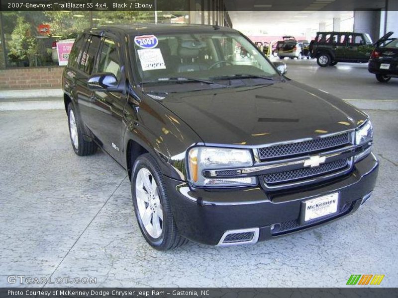Black / Ebony 2007 Chevrolet TrailBlazer SS 4x4