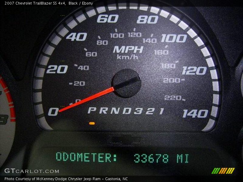 Black / Ebony 2007 Chevrolet TrailBlazer SS 4x4