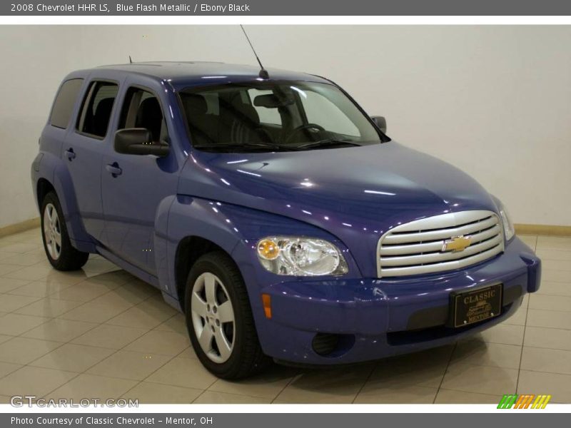 Blue Flash Metallic / Ebony Black 2008 Chevrolet HHR LS