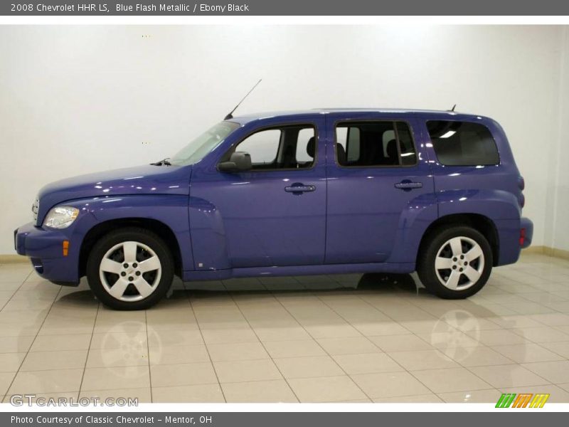 Blue Flash Metallic / Ebony Black 2008 Chevrolet HHR LS