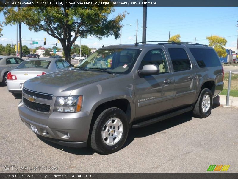 Greystone Metallic / Light Cashmere/Dark Cashmere 2009 Chevrolet Suburban LT 4x4