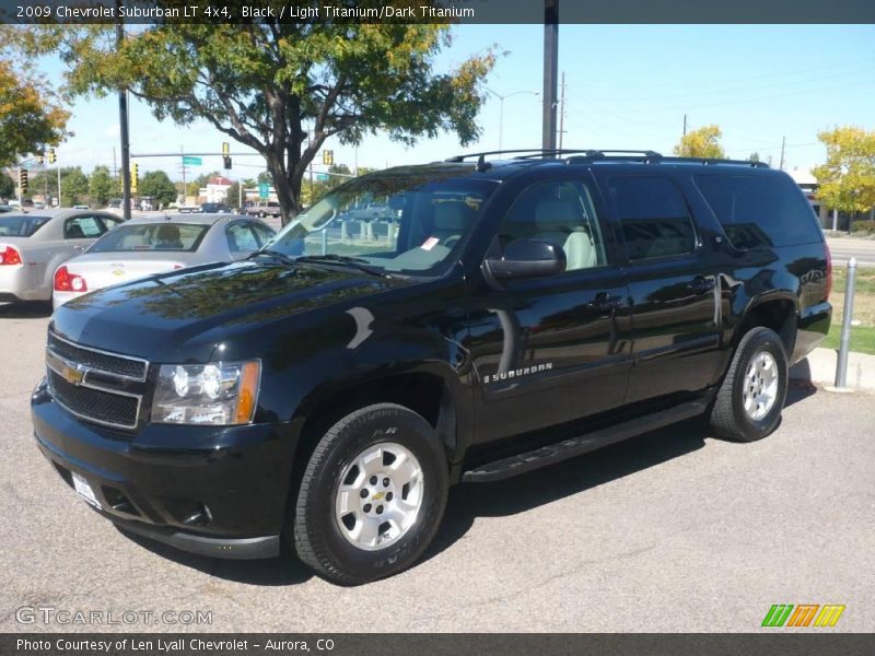 Black / Light Titanium/Dark Titanium 2009 Chevrolet Suburban LT 4x4