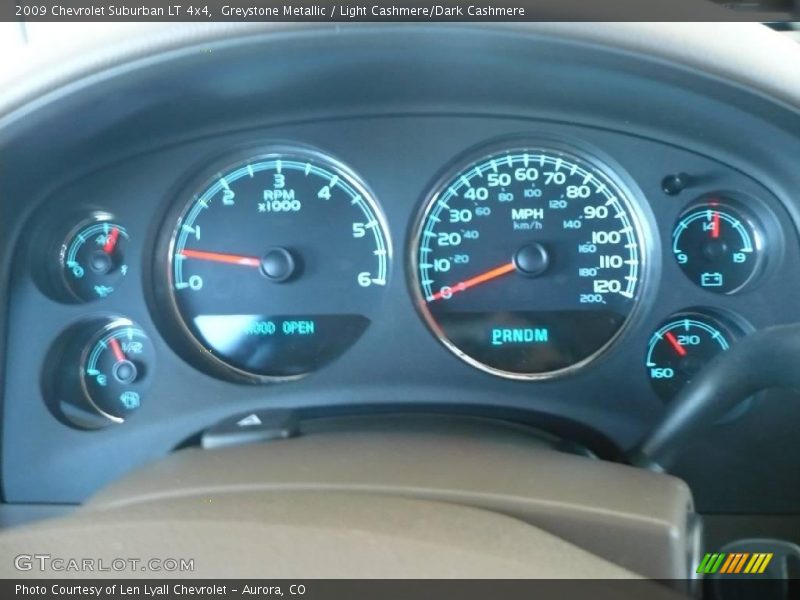 Greystone Metallic / Light Cashmere/Dark Cashmere 2009 Chevrolet Suburban LT 4x4