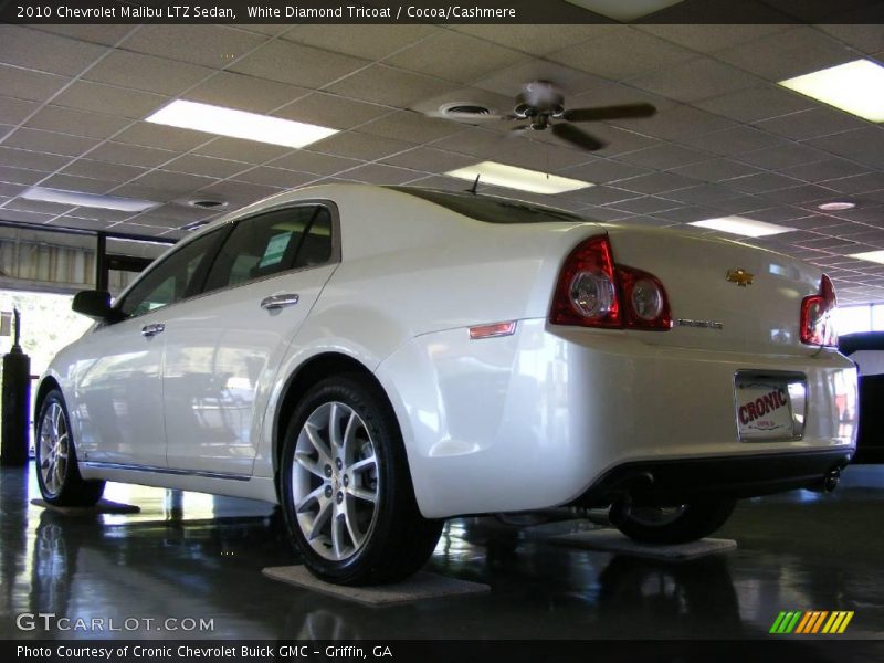 White Diamond Tricoat / Cocoa/Cashmere 2010 Chevrolet Malibu LTZ Sedan