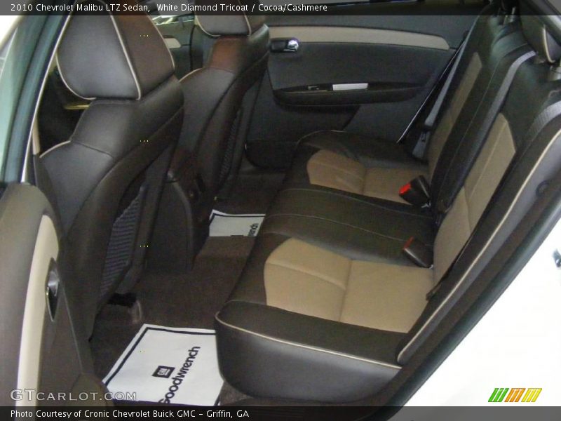 White Diamond Tricoat / Cocoa/Cashmere 2010 Chevrolet Malibu LTZ Sedan