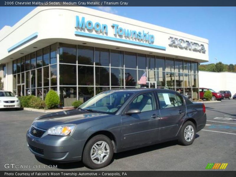 Medium Gray Metallic / Titanium Gray 2006 Chevrolet Malibu LS Sedan