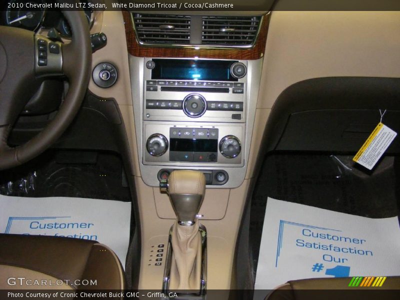 White Diamond Tricoat / Cocoa/Cashmere 2010 Chevrolet Malibu LTZ Sedan