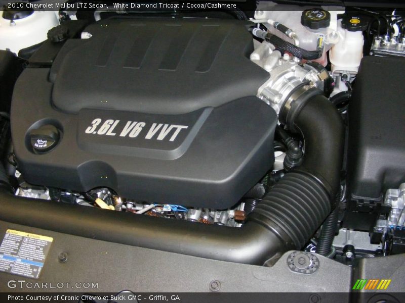 White Diamond Tricoat / Cocoa/Cashmere 2010 Chevrolet Malibu LTZ Sedan