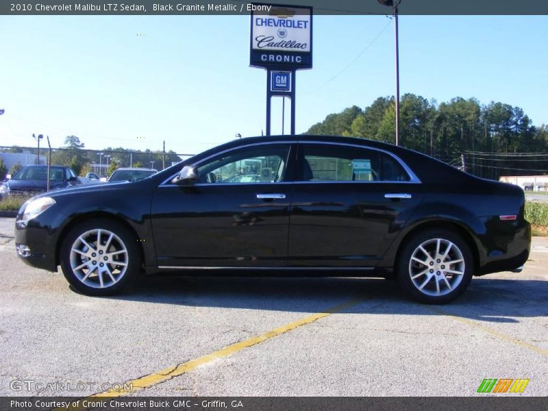 Black Granite Metallic / Ebony 2010 Chevrolet Malibu LTZ Sedan