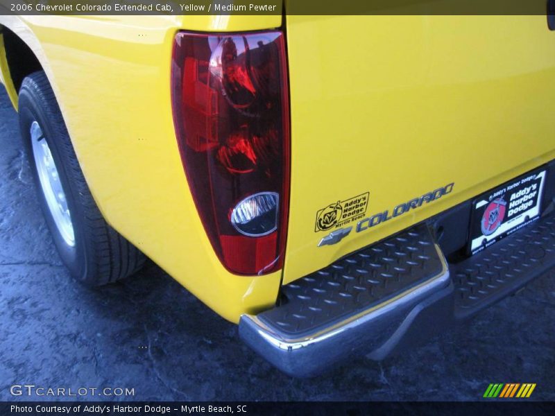 Yellow / Medium Pewter 2006 Chevrolet Colorado Extended Cab