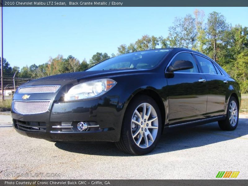 Black Granite Metallic / Ebony 2010 Chevrolet Malibu LTZ Sedan