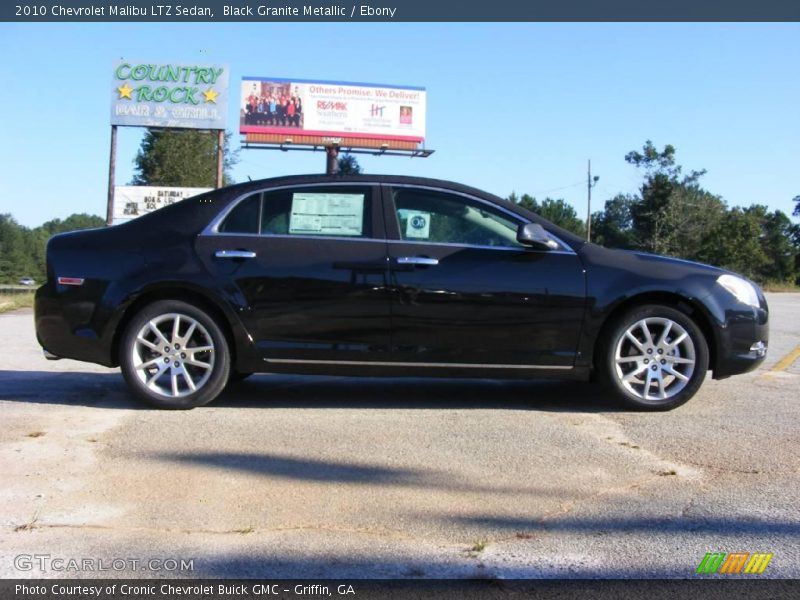 Black Granite Metallic / Ebony 2010 Chevrolet Malibu LTZ Sedan