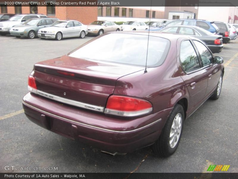 Deep Cranberry Red Pearl / Agate Black 2000 Chrysler Cirrus LXi