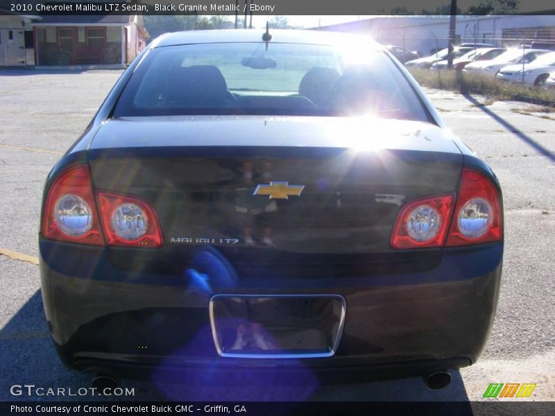 Black Granite Metallic / Ebony 2010 Chevrolet Malibu LTZ Sedan