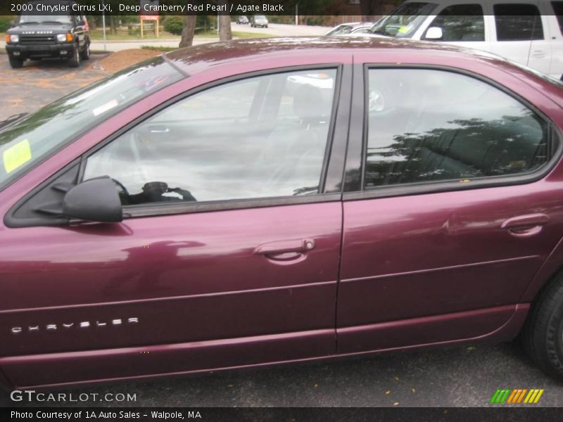 Deep Cranberry Red Pearl / Agate Black 2000 Chrysler Cirrus LXi