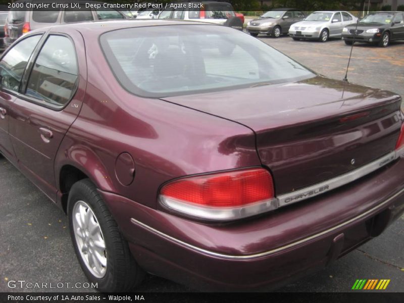 Deep Cranberry Red Pearl / Agate Black 2000 Chrysler Cirrus LXi